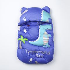 韩国原产Ari BeBe手工婴儿睡袋宝宝睡袋恐龙宝宝 蓝色